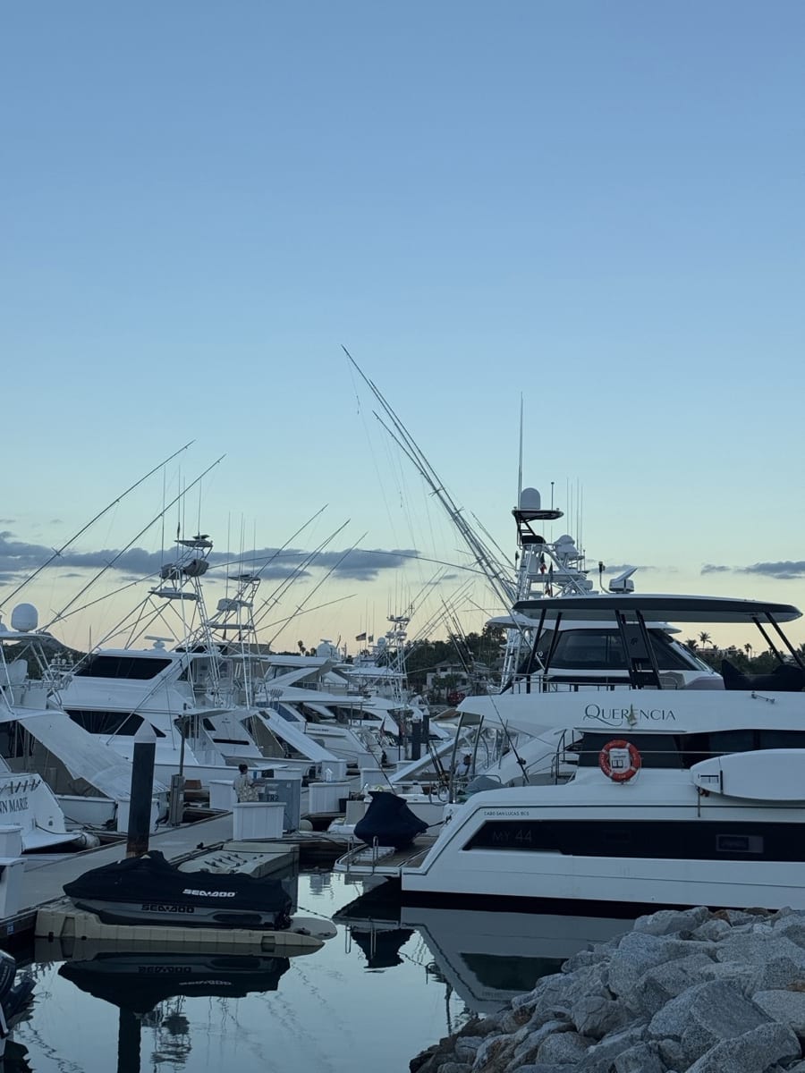 Yacht charter operation, plate 03